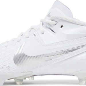 Nike 3 Vapor Edge Elite 360 2 White Metallic Silver - Men's Size 8.5 NEW -(NWOT)